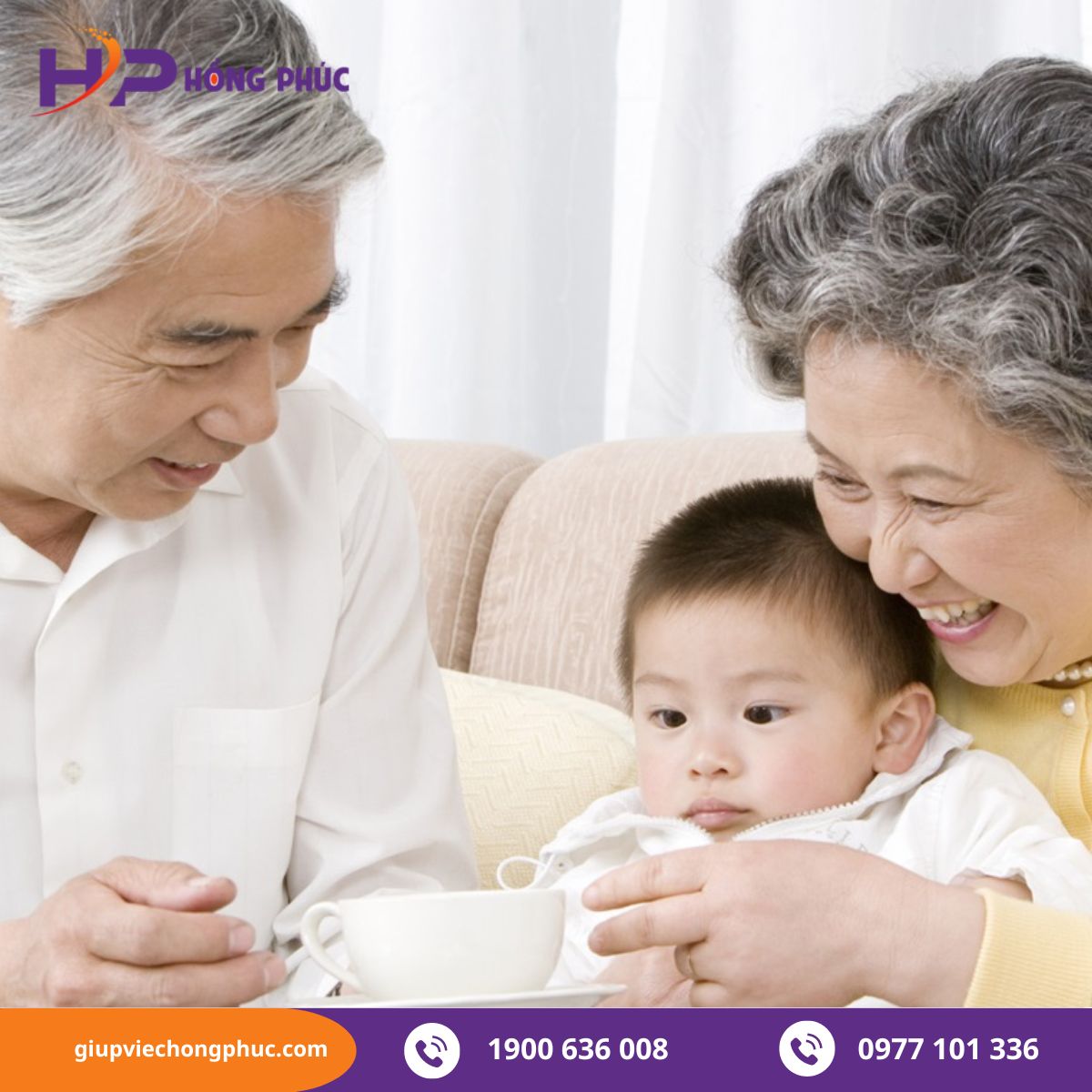 Nhược điểm của việc thuê ông bà chăm cháu