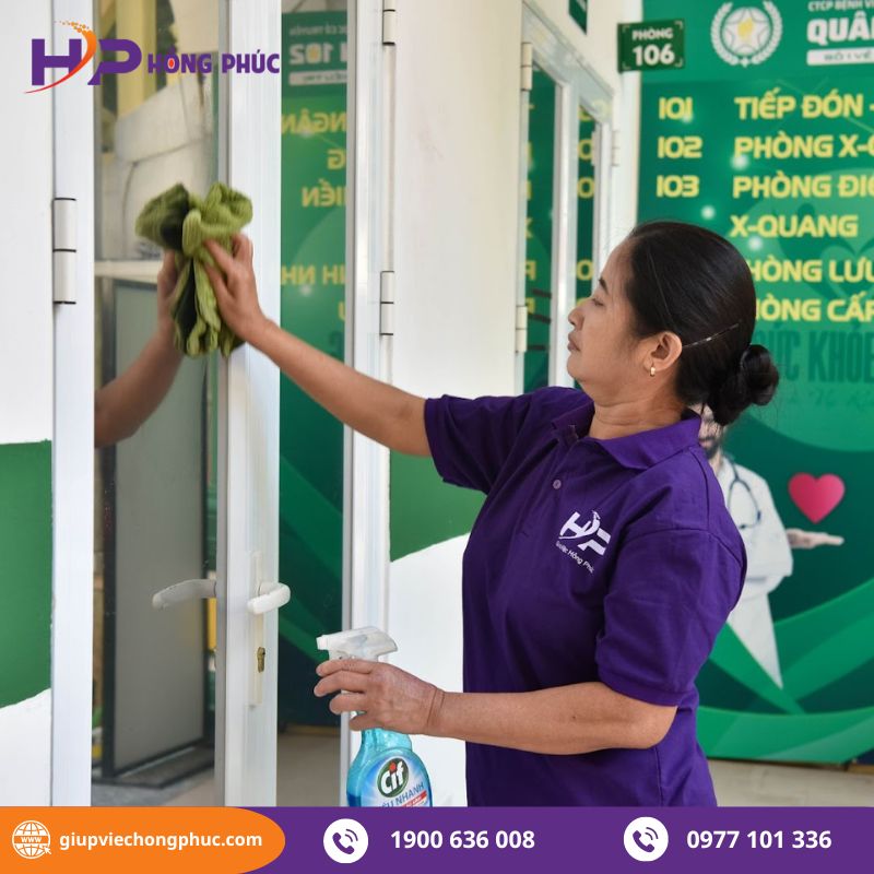 Các gói dịch vụ vệ sinh công nghiệp - Vệ sinh cửa kính