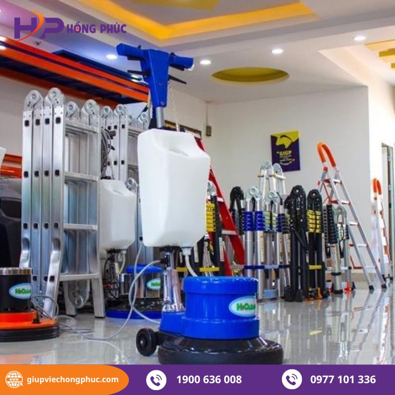 các loại máy móc vệ sinh công nghiệp tại Hồng Phúc