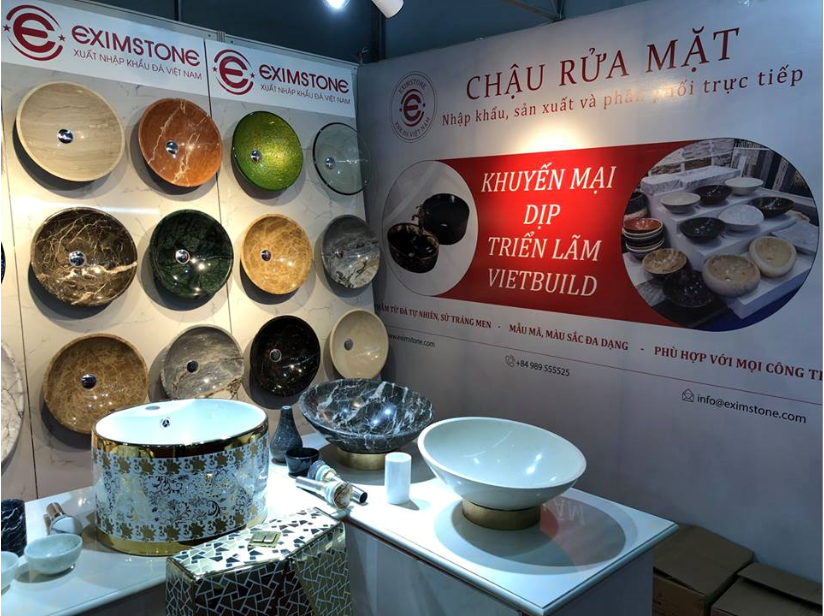 Hình ảnh gian hàng trước thềm triển lãm