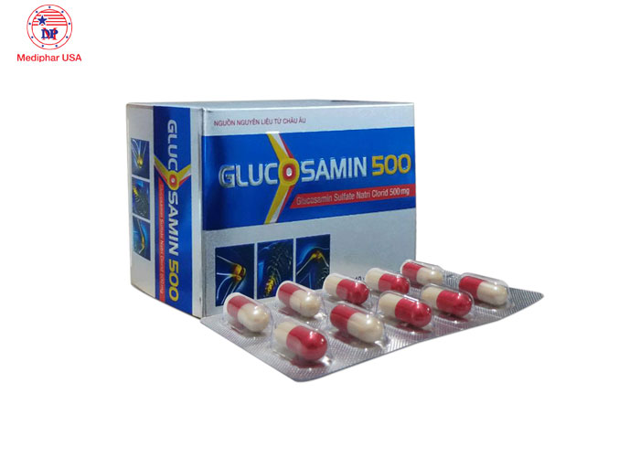 Hỗ trợ tăng tiết dịch khớp, giảm đau do khô khớp GLUCOSAMIN 500