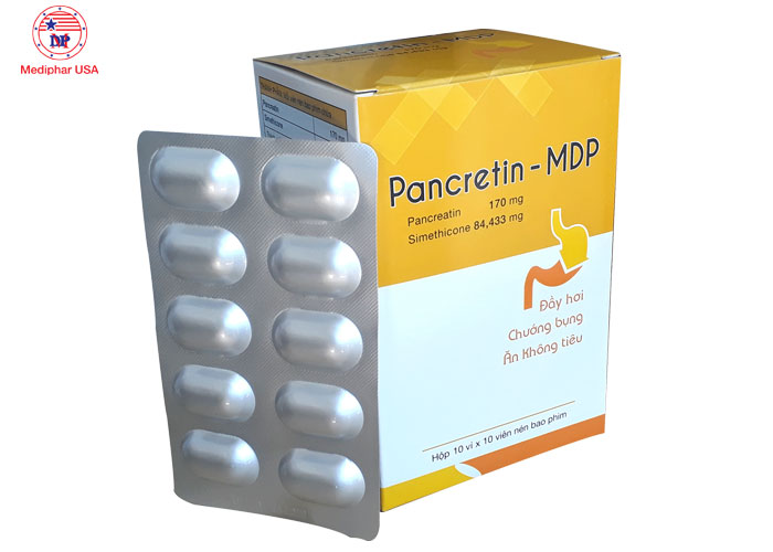 PANCRETIN - MDP chống đầy hơi, ăn không tiêu