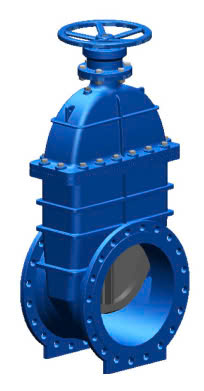 F4 Resilient seat gate valve with gearbox -VOC4241AP-08