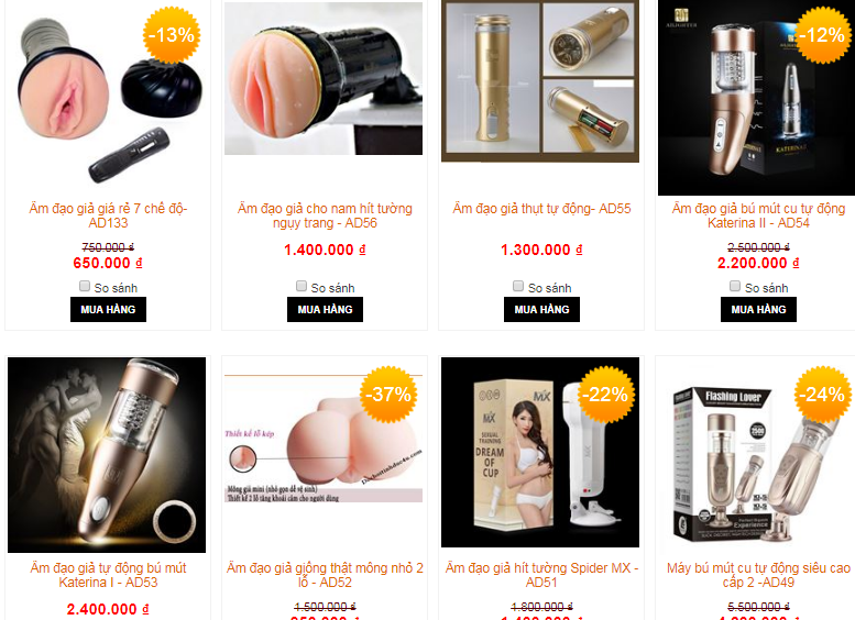 âm đạo giả giá rẻ