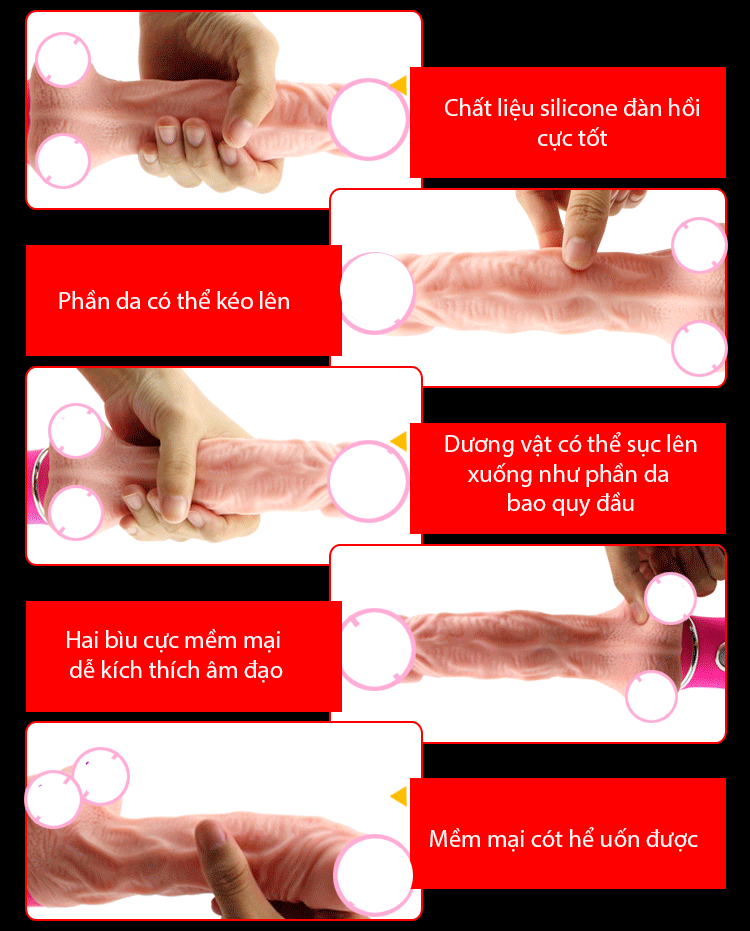 dương vật giả siêu mềm