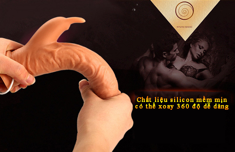 dương vật giả hít tường rung ngoáy đa năng