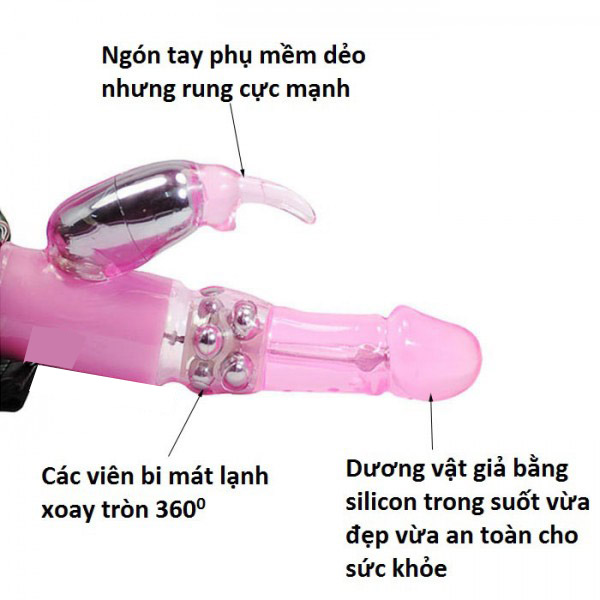 dương vật giả đa năng có dây đeo