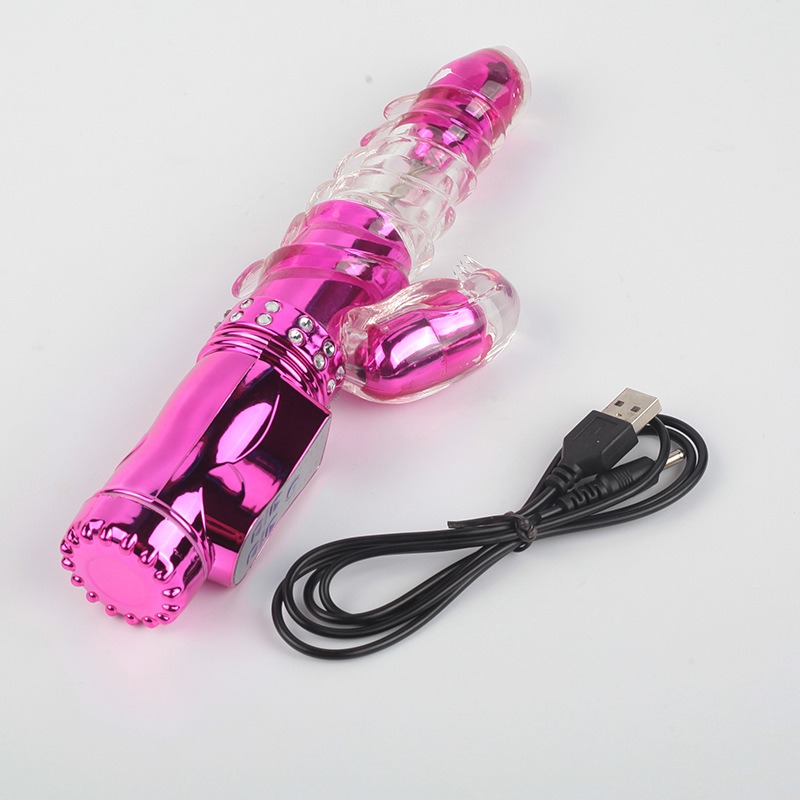 Đồ Chơi Cho Nữ Rung Ngoáy 2 mô tơ Rung Thân Xoắn