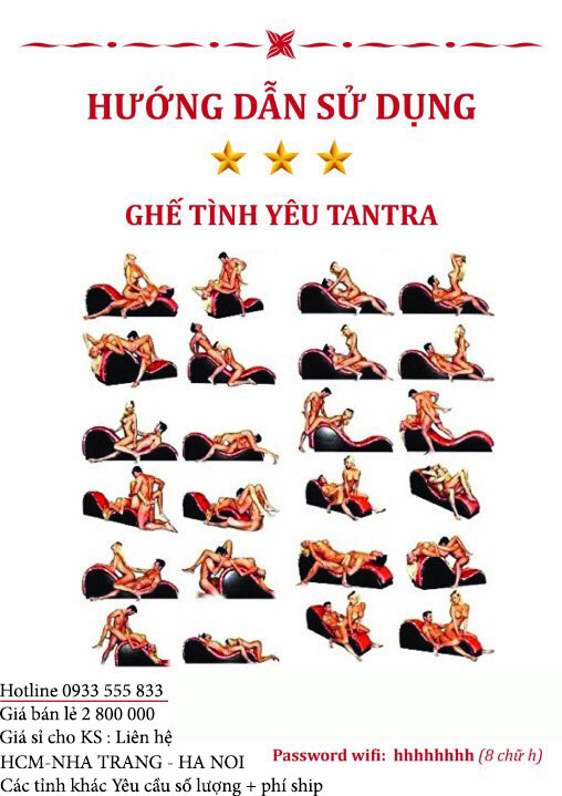 Ghế Tình Yêu Tantra Làm Tình Giá Gốc Tận Xưởng