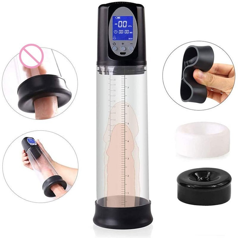 Máy tập dương vật tự động màn hình LCD