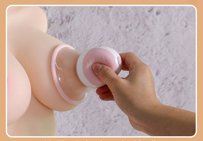 Máy mát xa ngực vú có lưỡi xoay liếm hút 3 in 1