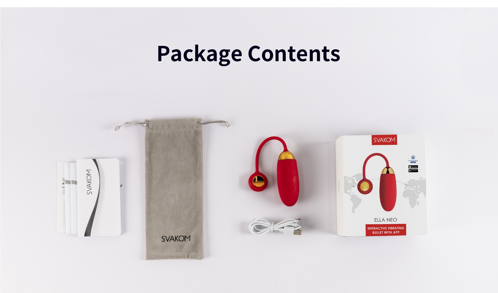 Trứng Svakom Ella Neo USA ĐK Từ Bất Kì Đâu Trên TG