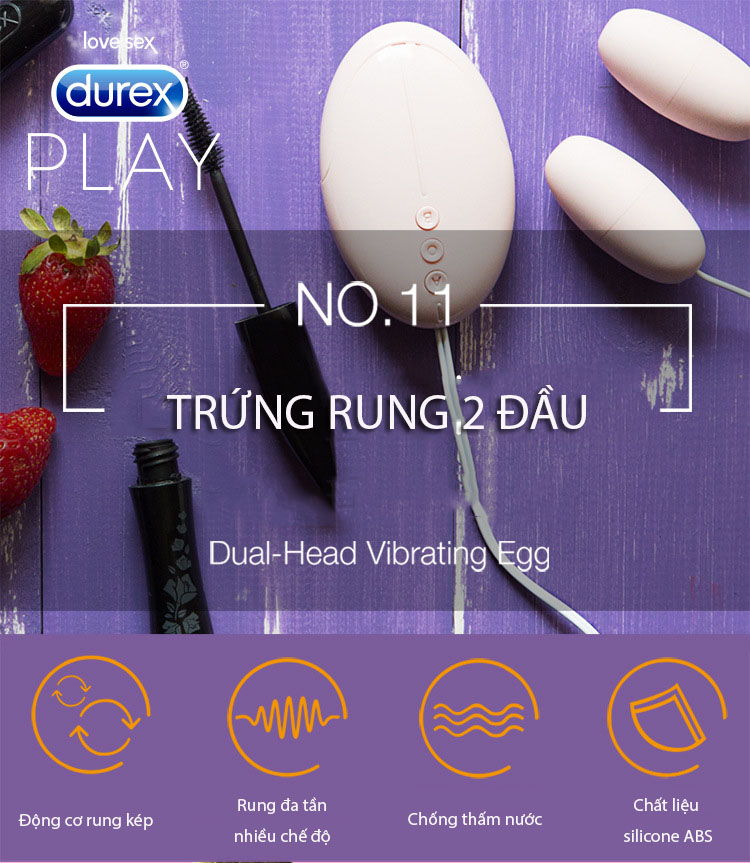 Dụng cụ người lớn Trứng rung DUREX cao cấp