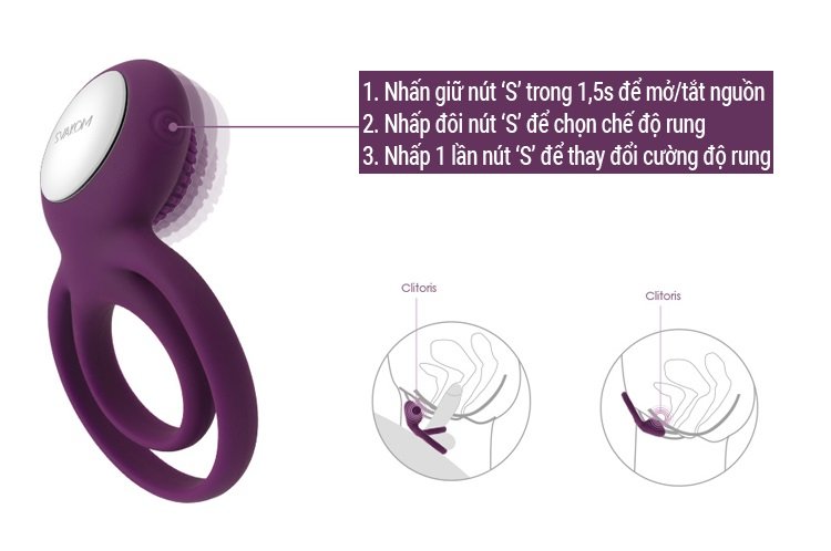 Vòng Rung Đeo Cu Svakom Mỹ Tammy