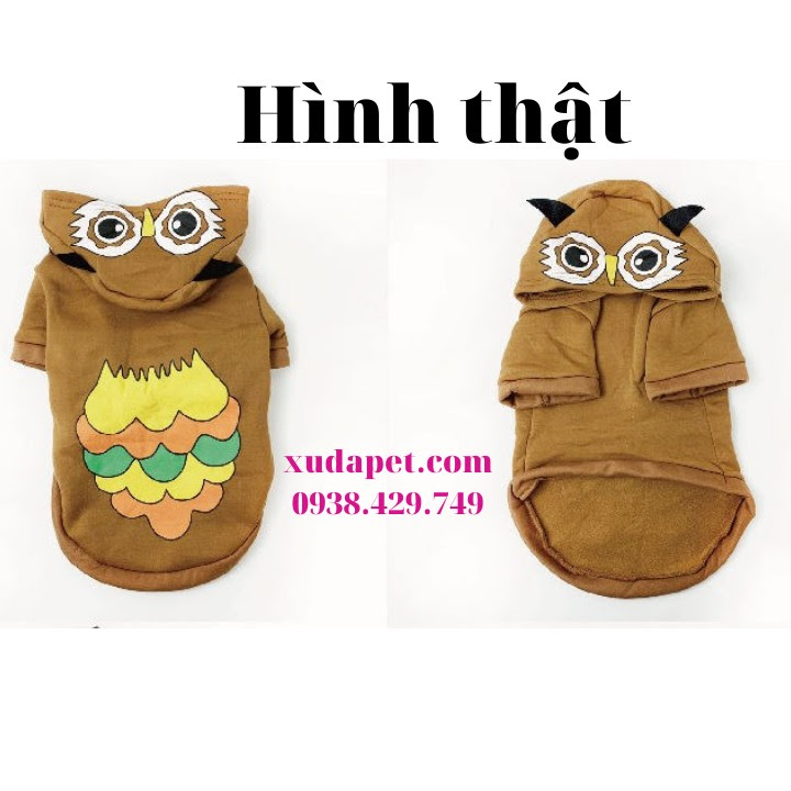 ÁO HOODIE HÌNH CHIM CÚ