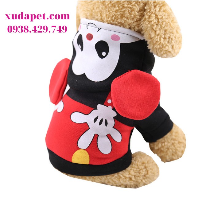 ÁO HOODIE CHO CHÓ MÈO HÌNH CHUỘT MICKEY