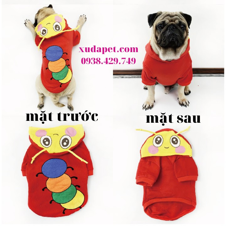 ÁO HOODIE HÌNH SÂU BƯỚM