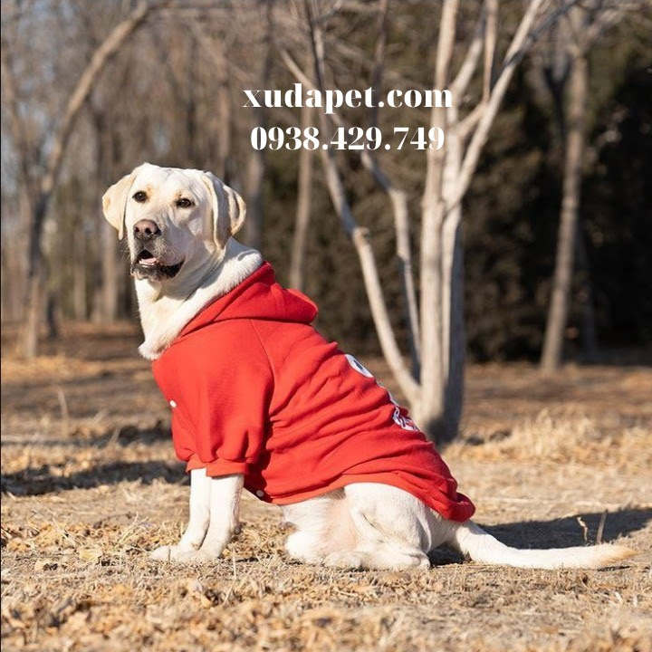 Áo Hoodie Cho Chó Lớn Red And Bull