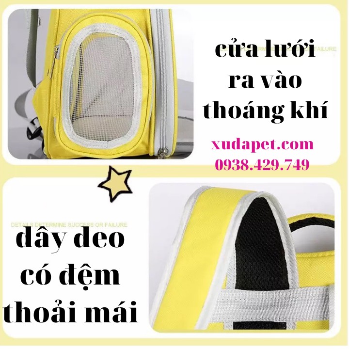 Balo cho chó mèo đi chơi Xudapet