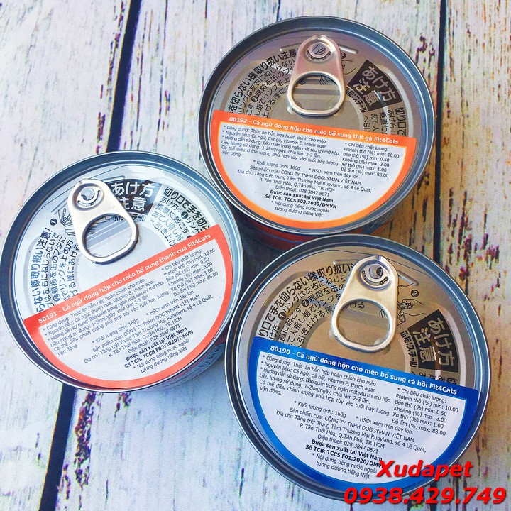 COMBO 3 PATE CHO MÈO TỪ NHẬT BẢN NHIỀU VỊ GÀ CÁ CUA