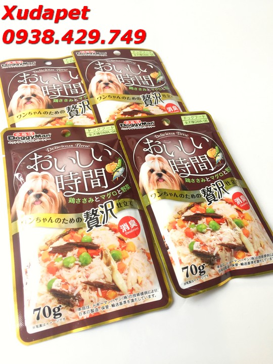 Súp Thưởng Cho Chó Từ Nhật Bản Cá Ngừ, Cá Thu Và Rau Củ