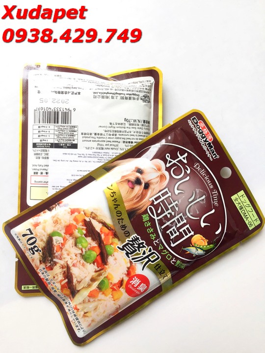 Súp Thưởng Cho Chó Từ Nhật Bản Cá Ngừ, Cá Thu Và Rau Củ