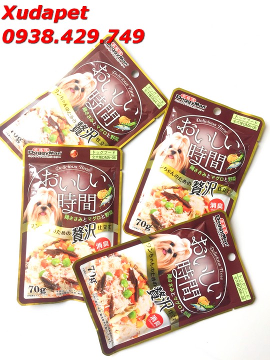 Súp Thưởng Cho Chó Từ Nhật Bản Cá Ngừ, Cá Thu Và Rau Củ