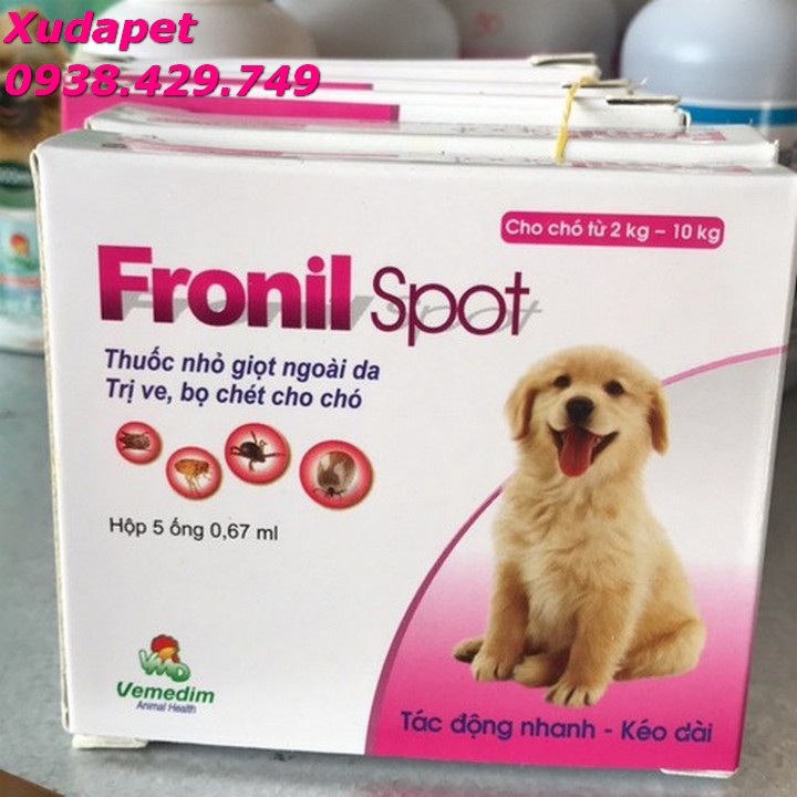THUỐC NHỎ TRỊ VE FRONIL SPOT