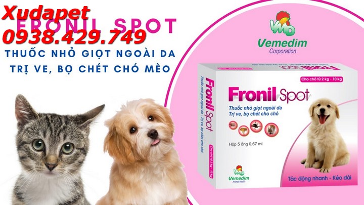 THUỐC NHỎ TRỊ VE FRONIL SPOT