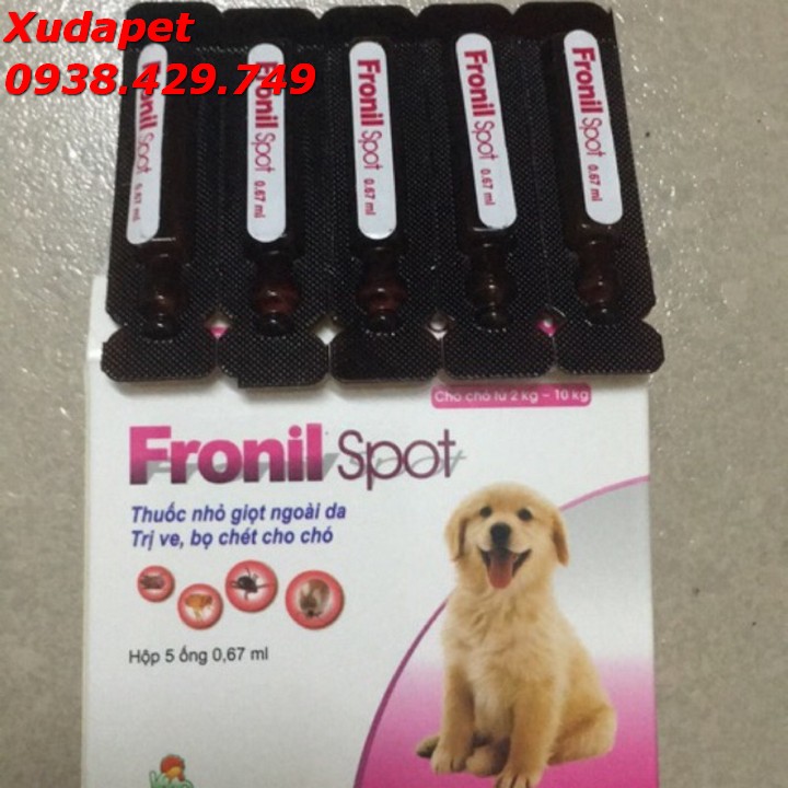 THUỐC NHỎ TRỊ VE FRONIL SPOT