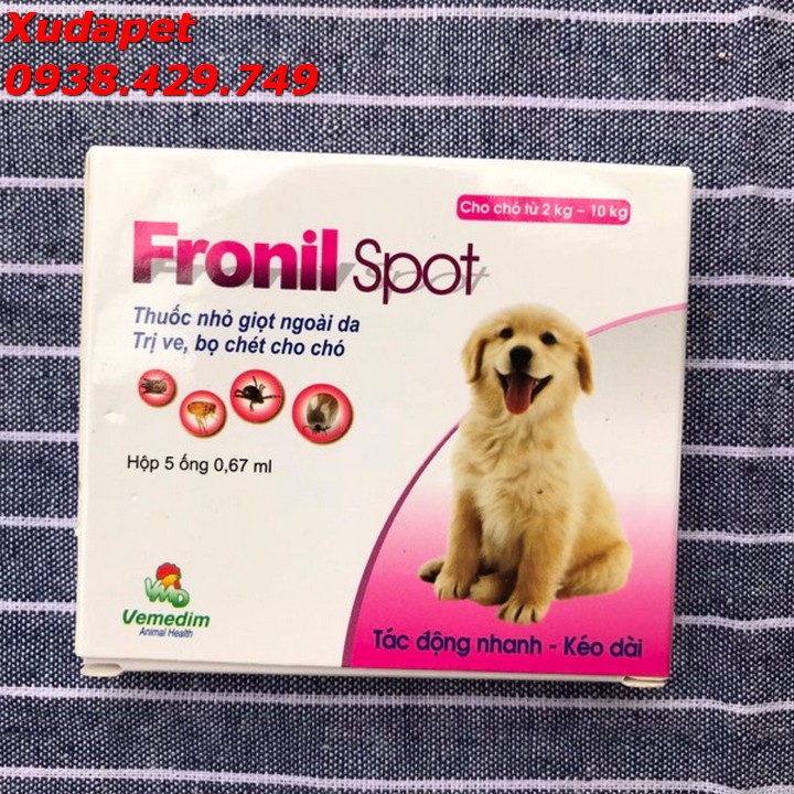 THUỐC NHỎ TRỊ VE FRONIL SPOT