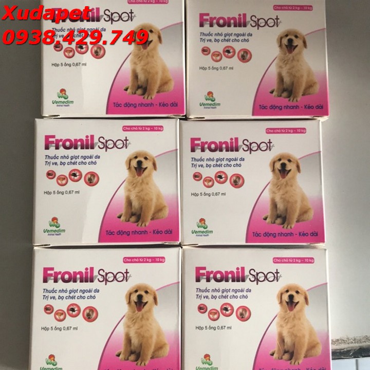 THUỐC NHỎ TRỊ VE FRONIL SPOT