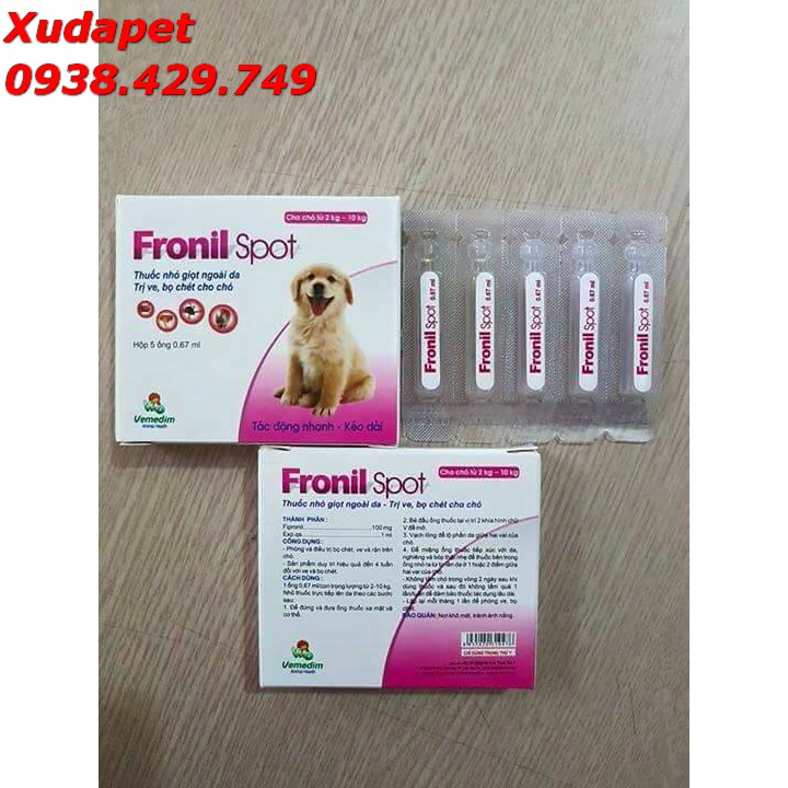 THUỐC NHỎ TRỊ VE FRONIL SPOT