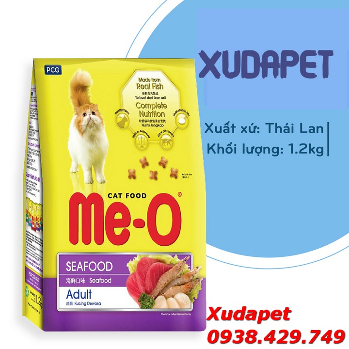 Thức Ăn Cho Mèo Trưởng Thành Meo Vị Hải Sản
