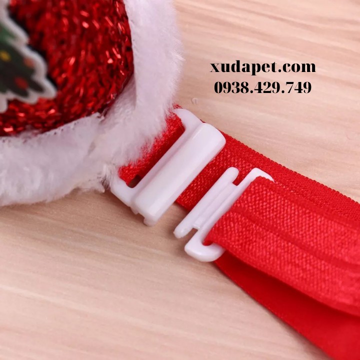 Nón chóp Noel đáng yêu cho chó mèo Xudapet