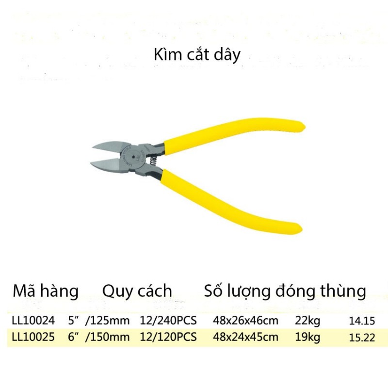 Kìm cắt dây Lanlong - mã LL10024