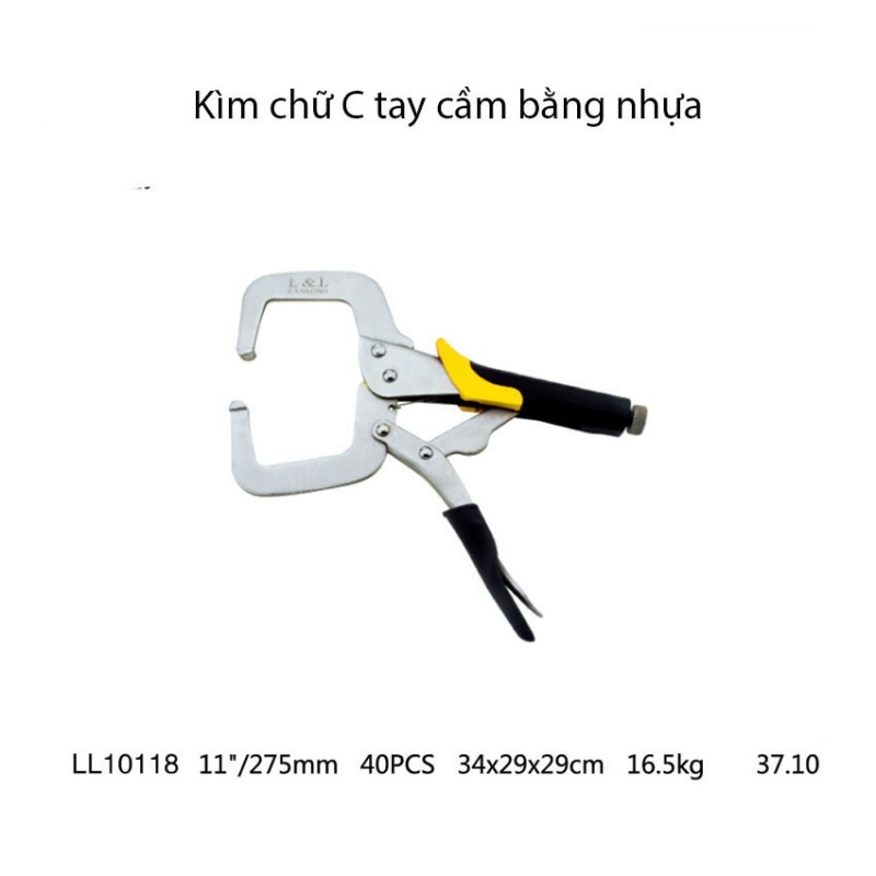 Kẹp cán nhựa Lanlong - mã LL10118