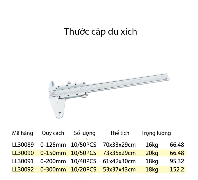 Thước cặp Lanlong - mã LL30089