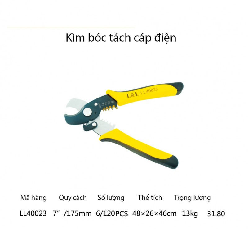 Kìm tuốt dây Lanlong - mã LL40022