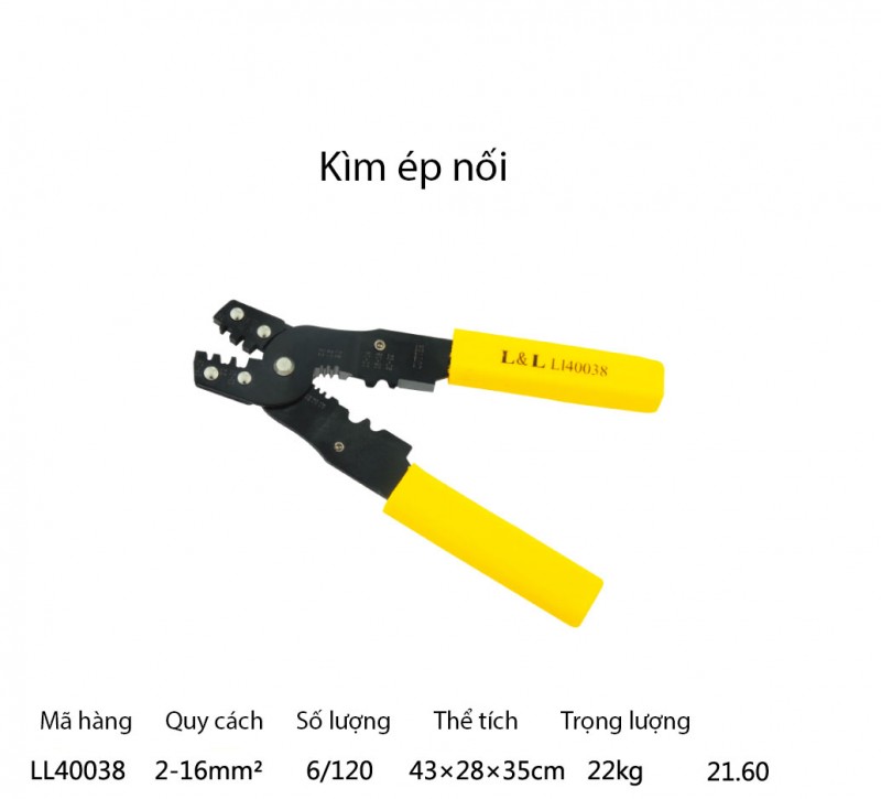 Kìm ép cốt nhỏ Lanlong - mã LL40038