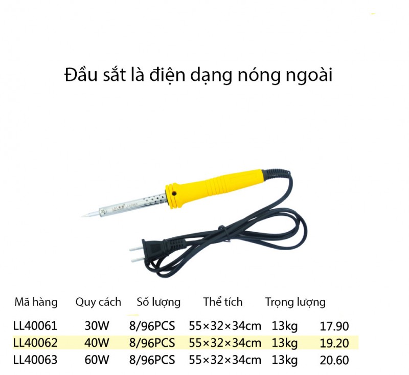 Mỏ hàn thiếc Lanlong - mã LL40061