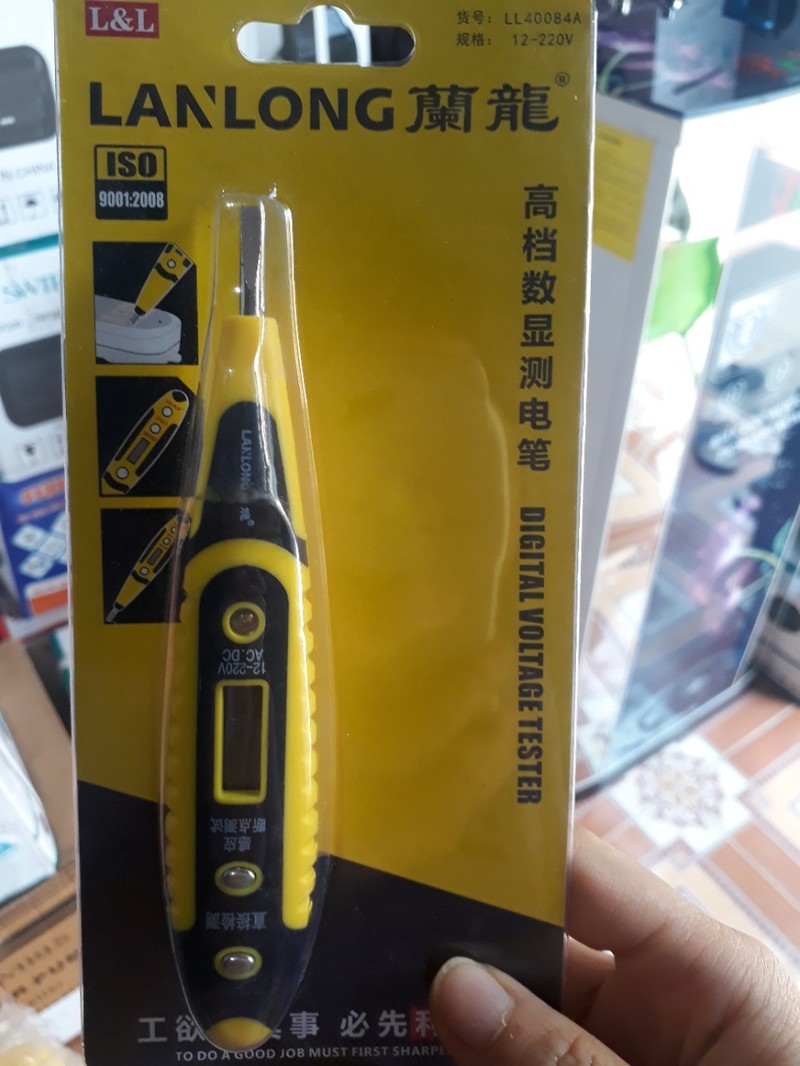 Bút thử điện hiển thị số Lanlong - mã LL40084A
