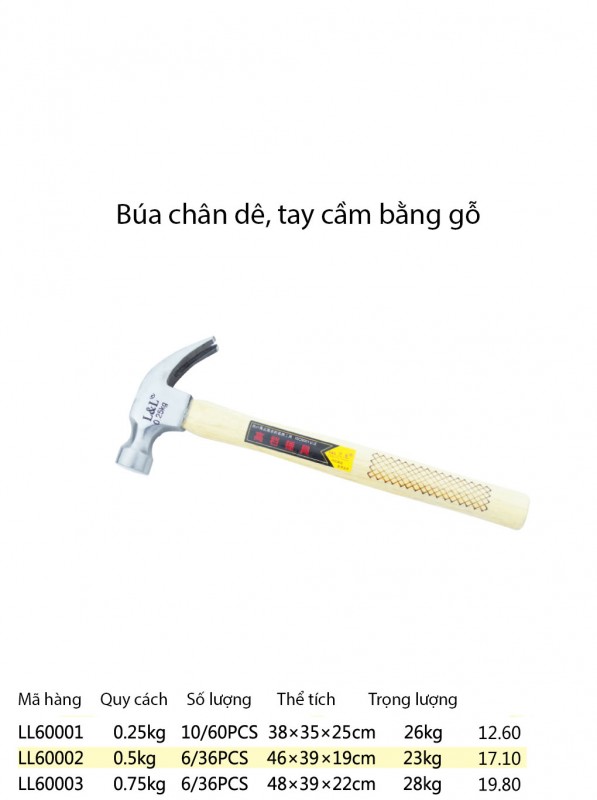 Búa 2.5kg Lanlong - mã LL60001