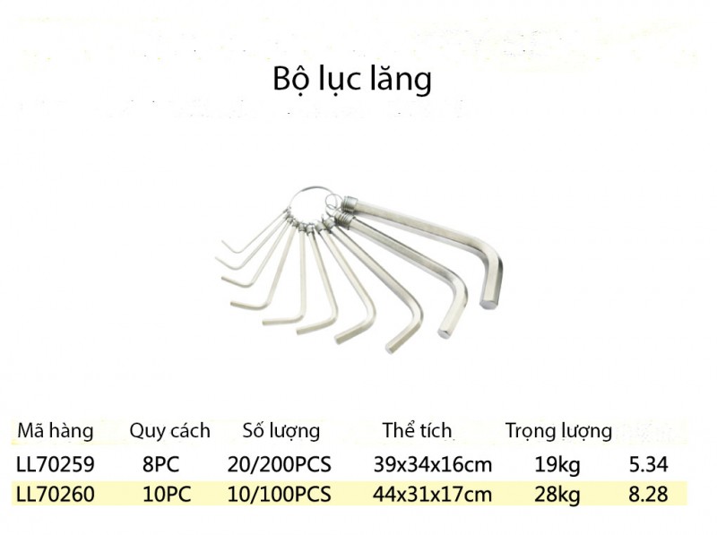 Bộ lục lăng Lanlong - mã LL70259
