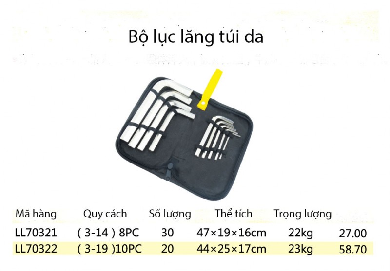 Túi đựng lục lăng Lanlong - mã LL70321