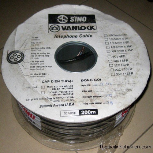 Dây mạng 8 lõi sino (m) - mã SP0000596