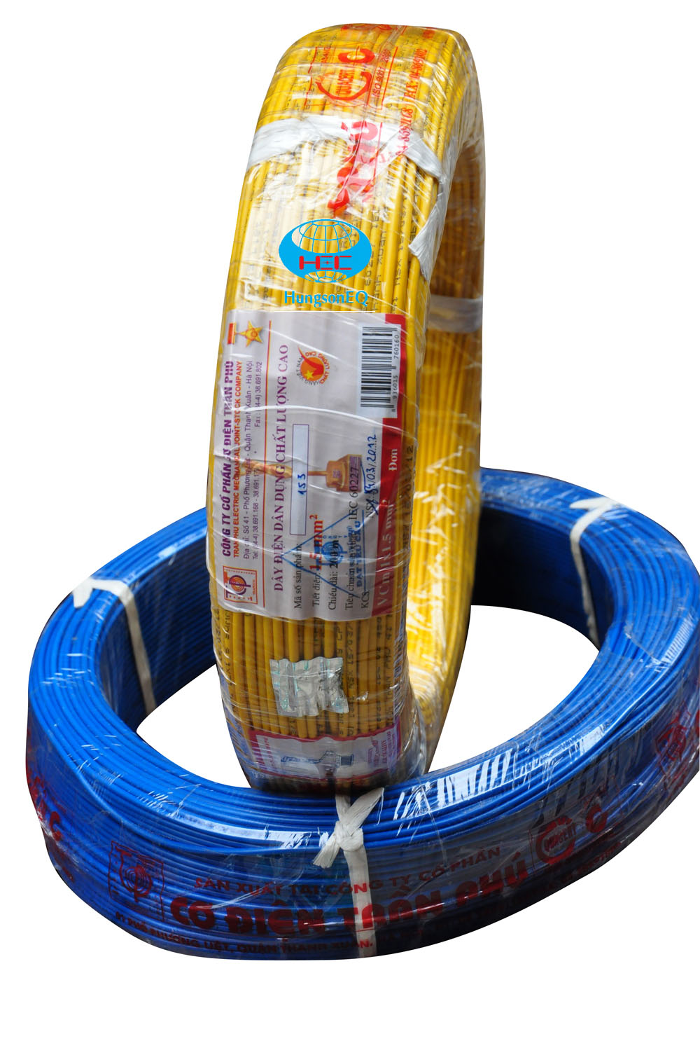 Dây điện đơn mềm Trần Phú 1x1,5 (200m/cuộn)