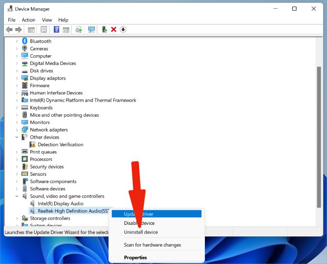 sử dụng Troubleshoot để cài đặt sound driver