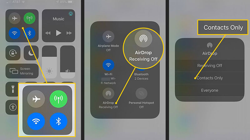 Cách chuyển các tệp có trong iPhone, iPad đi bằng AirDrop