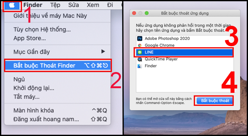 Xóa ứng dụng MacBook trên Finder